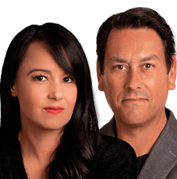 Natali and Clayton Morris