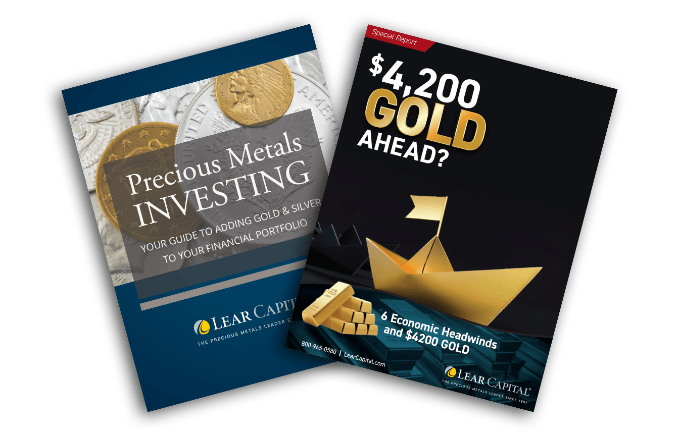 2 brochures: Precious Metals Investing, $4,200 Gold Ahead?